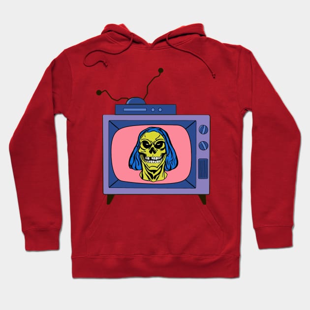 Skelton Master King Cartoon Tv Nightmare no sleep beast candy invasion Hoodie by Tiger Picasso